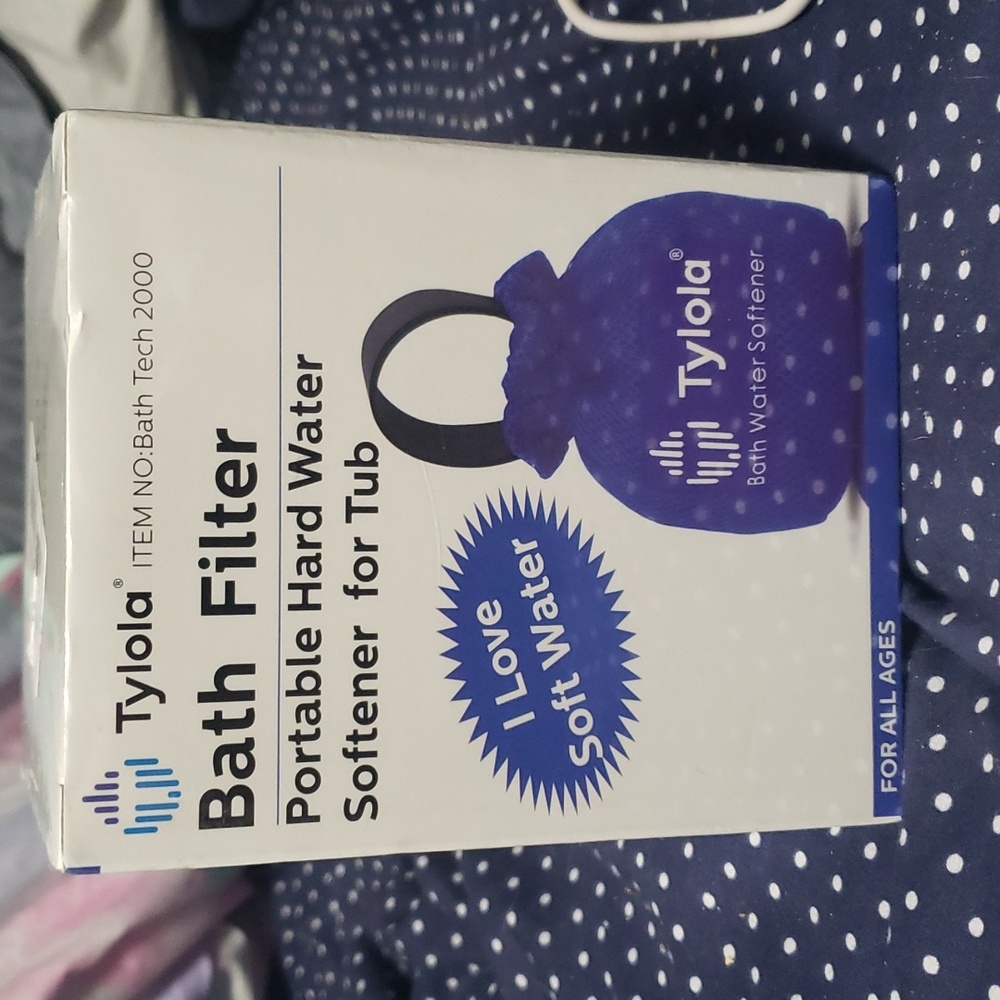 Tylola Bath Filter Portable Hard Water Softner for Tub